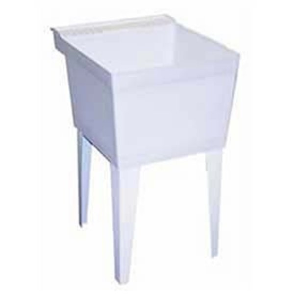 Fiat 23L x 21-1/2W x 36-3/16H Molded Stone Laundry Tub with Legs FL1100